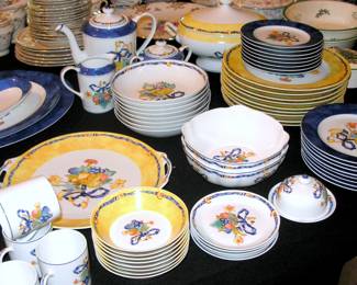 Borghese by Bernardaud  Limoges France ....This  Dinnerset is a rare find, with serving pieces also......