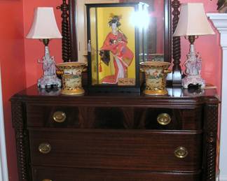 Cavalier Furniture Mahogany Dresser