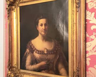 Large 1800 Era Oil Portrait