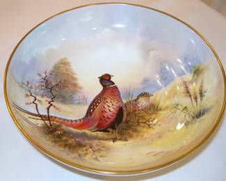 Aynsley England Pheasant Plate