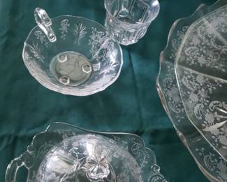 Fostoria Meadow Rose