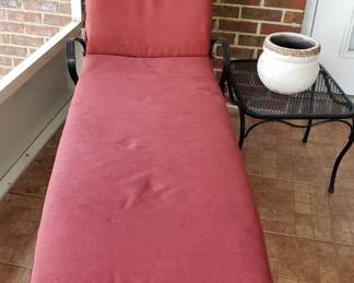 Wrought Iron Lounger