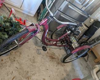 3 wheeled Schwinn bicycle 