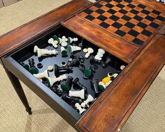 Chess Table Board with storage