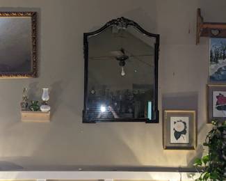 Antique Mirror first $50.00 takes it from estate wall to your home for your pleasure....Estate opens at 8am!!!!