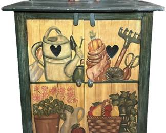 Green Storage Cabinet