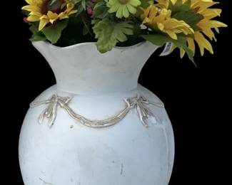 Jumbo Vase and Artificial Flowers