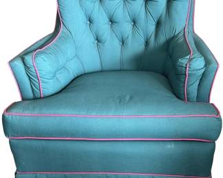 Turquoise Accent Chair