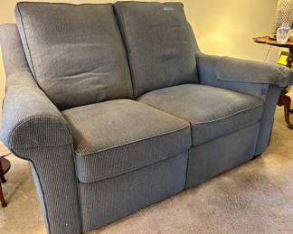Stickley power recliner loveseat 
66 w X 44 d X 18” floor to seat $450
