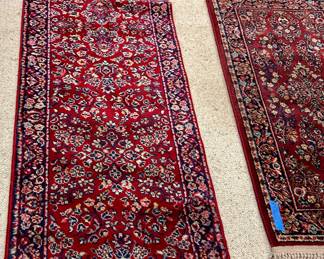 Small Karastan rug 58 x 26 $65sold
Medium Karastan rug 70 x 35 $95sold
Runner 25 x 96” $115