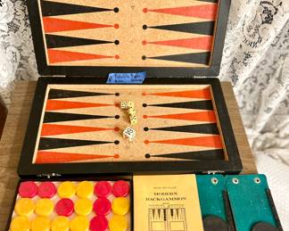 1930 Bakelite backgammon set $150
