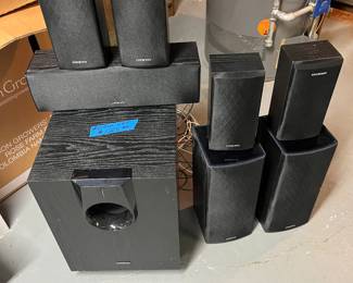 Surround Sound System.  8 Onkyo speakers