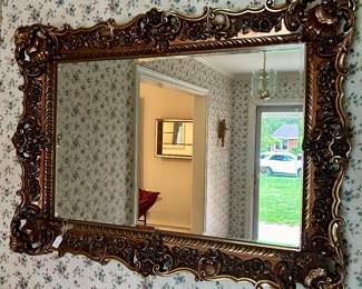 Absolutely stunning vintage to antique mirror! Very large.