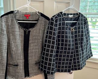 Lots of beautiful women’s clothing. Sizes range from 10-12/Med. & Large. Lots of name brand items and all in lovely condition. 