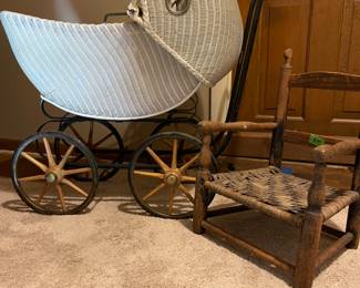 Child’s Carriage and chair