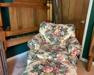 Chair and Ottoman 