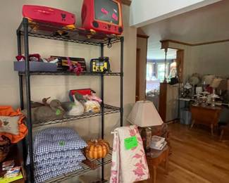 Disney Kids VCR and TV, Quilt, Lamps