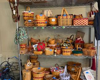 Longaberger Baskets and Wrought Iron