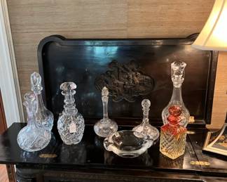Beautiful decanters