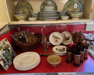 Dishes, set of Chinese dinnerware