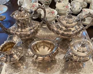 Sterling 5 piece tea service