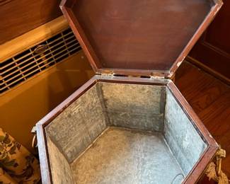 Original interior of cellarette