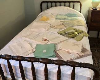 Beds and coverlets priced as a set