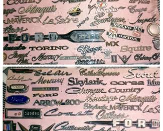 Tons of Vintage Car Emblems!!