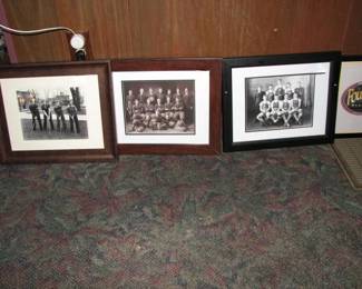 a few of several local photos and other memorabilia