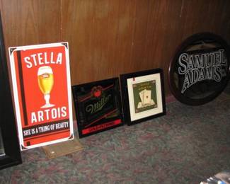 The mirrors and signs go on and on