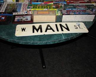 Old Main Street Sign
