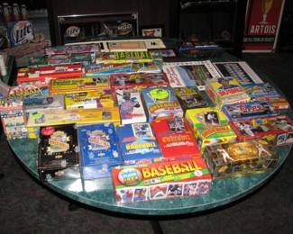 Many Un-Opened Boxes of Sports Cards