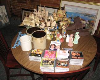 CD's, Ship Models and more