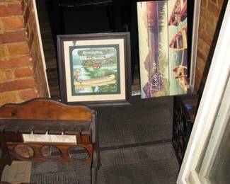 Remington Print (possibly old calendar top)