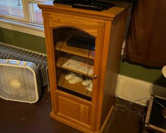 Small cabinet (some items in picture are not for sale)
