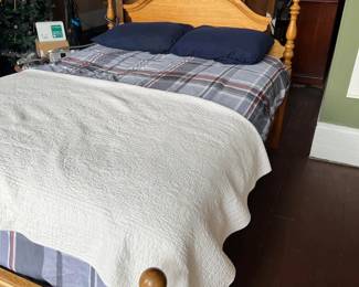 another view of the bed (some items in the picture are not for sale)