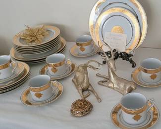 SUPERB MUIRFIELD "APPASSIONATA" CHINA - MADE IN SRI LANKA