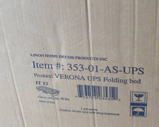 ROLLAWAY BED IN BOX (SEE NEXT PIC)