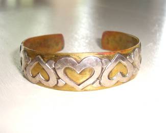 JEEP COLLINS STERLING & BRASS CUFF