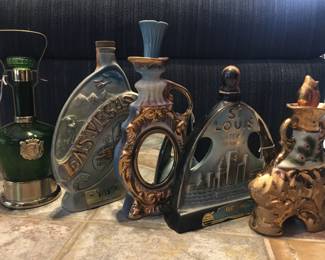 Beautiful  EMPTY Jim Beam Collector Decanters 