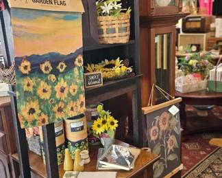 Behind the Toilet Cabinet 
Side Table 