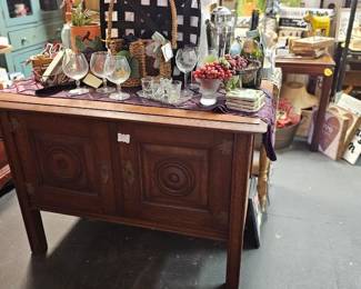 Small German Cabinet 
Wine Items