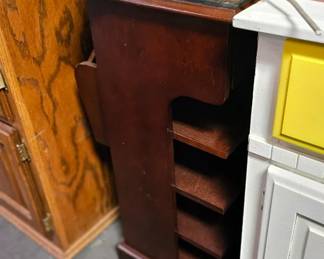 Small Cabinet with Magazine Rack