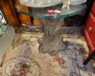 Glass Top Table 
Cake Plates