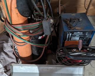 Miller Welder, Acetylene Tanks, Hoses and accessories