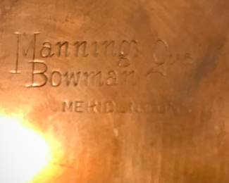 Antique Mannings Quality Bowman Copper Dish 