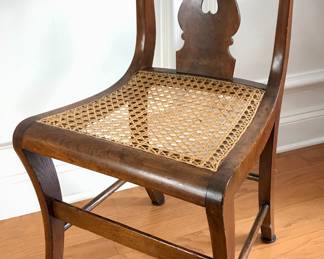 Antique Cane Chair, Pair 