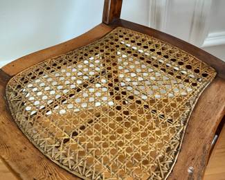 Antique Cane Chair (Not Part of Set) 