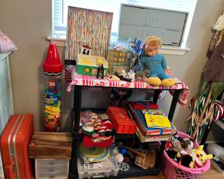 Lots of toys for boys and girls. Some new and some vintage. 