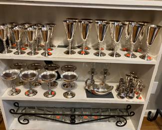 Spanish silver plate. So many beautiful items for your home. 